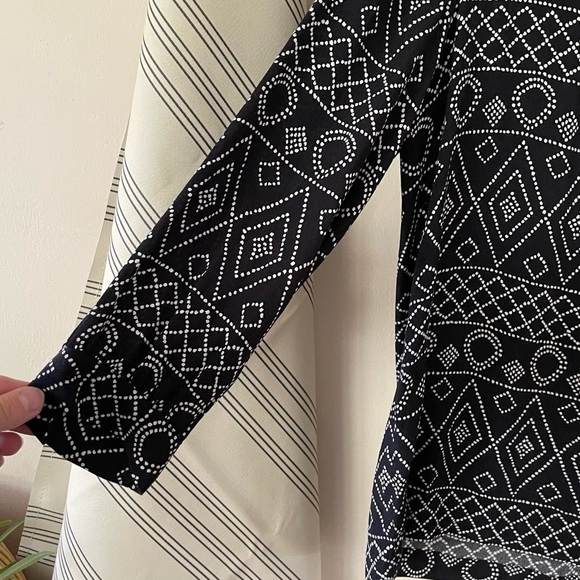 Madewell Lace-Up Peasant Top in Caravan Print - Picture 5 of 7